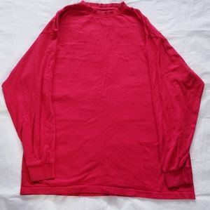 IBS Women's Long Sleeve Red Pullover Shirt Size 3X